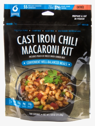 Bannock Camping Meals Mega Sample Pack 10 Pouches - Chili Mac Camping Meal - Freeze Dried Camp Food - Backpacking,