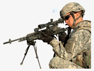 Army Guy Png Svg Library - Usa Military