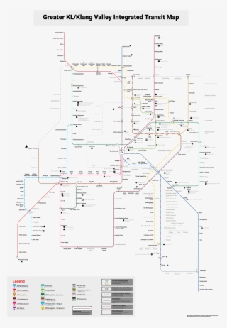 Gklkv Integrated Transit Map -kwongtn - Klang Valley Transit Map