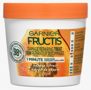 Papaya 1 Minute Hair Mask 98% Naturally Derived, This - Garnier