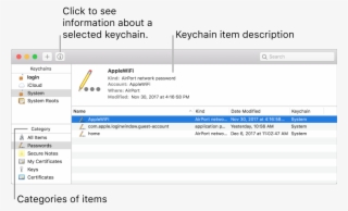 Keychain Access Window - Keychain Access Apple Id
