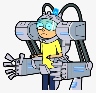 Rick And Morty Clipart Buff - Pocket Mortys Exoskeleton Morty