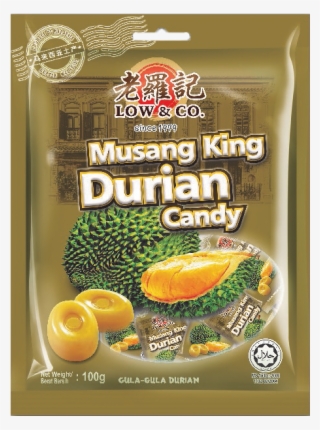 Low & Co Musang King Durian Candy - Halal Food