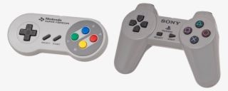Super Famicom Controller Right - Sony Playstation Controller - Gray (non-dualshock)