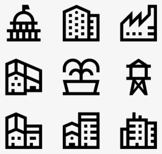Buildings - Building Icon Pack Png