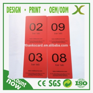 Credit Card Size Plastic Custom Private Design Logo - Plastic Transparent Card Blank
