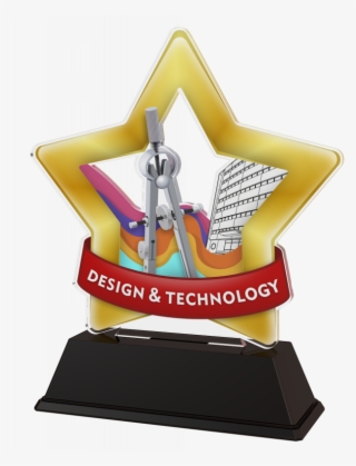 Mini Star Design & Technology Trophy - Scuba Diving Trophies