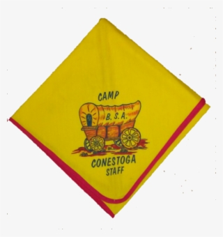 Vintage Yellow Bsa Staff Neckerchief Small Wagon - Emblem