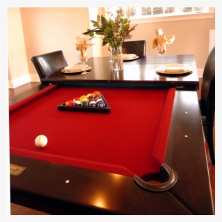 Diner In Black With Red Felt On Maple - Billiard Table