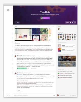 A Design For A Game Page On The Updated Product Hunt - Web Page