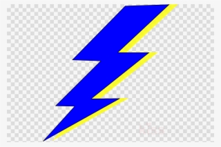Blue And Yellow Lightning Bolt Clipart Lightning Electricity - Ireland No Background
