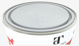 An Embossed Roundel Logo On The Can Lid Adds A Touch - Logo