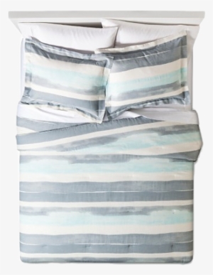 Nate Berkus Watercolor Stripe Comforter Set