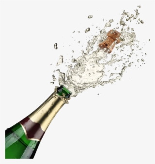 Free Png Champagne Popping Png Images Transparent - Champagne Bottle Popping