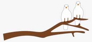 Clipart - Dove In A Tree Clipart