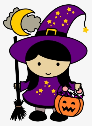 Halloween Witch Vector Free Png Image1 - Cute Halloween Witch Clipart Png