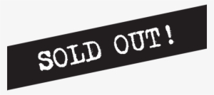 Sorry Sold Out - Black Sold Out Banner
