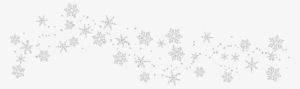 Snowflake Clipart Border Tumundografico White - White Snowflakes Png Transparent