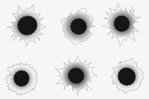 Bullet Holes Png Transparent Picture - Clip Art
