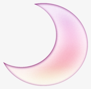 Moon Clipart Transparent Background - Pink Crescent Moon Png