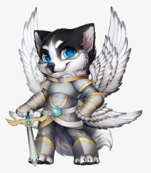 Angel Wolf - Angelic Costume Furvilla