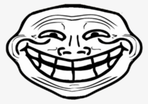 Troll Large Smile - Troll Face Clipart
