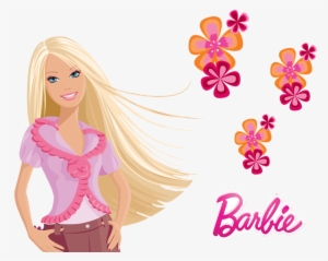 Barbie Png Transparent Image - Flores Barbie Png