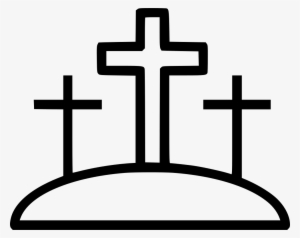 Calvary Cross Christian Jesus Comments - Jesus Icon Png Transparent