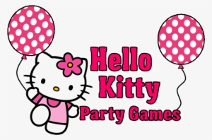 Diy Hello Kitty Party Games - Hello Kitty Balloon Png