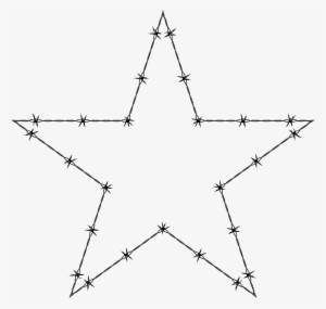 Big Image - Star Barbed Wire Vector