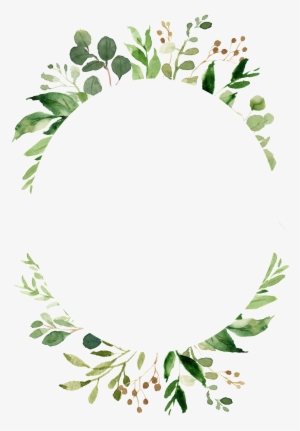 This Backgrounds Is Oval Border Cartoon Transparent - Save The Date Template Green
