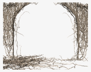 This Graphics Is Tree Door Frame Transparent About - Broken Wings 3d Png Transparent