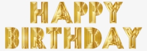 Happy Birthday Gold - Happy Birthday Gold Png