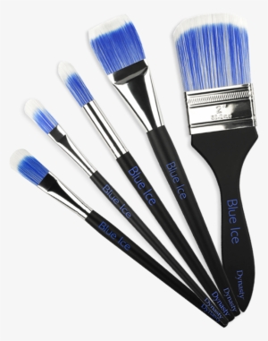 Learn More About Dynasty's Flagship Artists' Brushes - Blue Ice Filbert 12