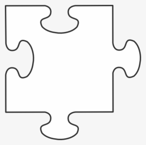 Large Blank Puzzle Pieces - Puzzle Piece