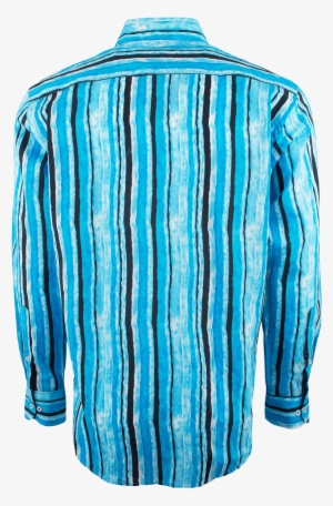 David Smith Australia Aqua Hamilton Watercolor Shirt - Blouse