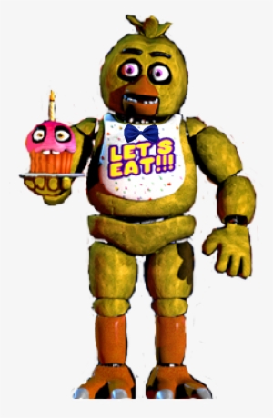Chica With Blue Bow Tie - Chica Fnaf