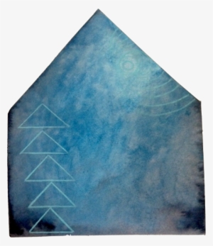 Watercolor On 140 Lb Cold Press Paper - Triangle