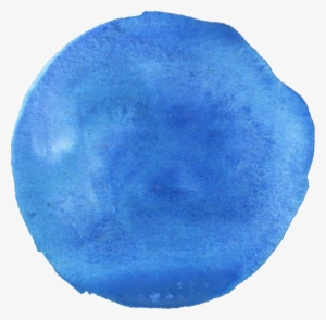 Watercolor Circle Transparent - Blue Watercolor Circle Png