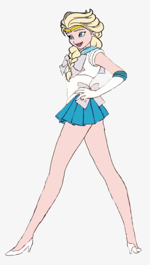 Queen Elsa As A Sailor Scout By Darthraner83-d6u7hfp - Molly Baker Sailor Moon