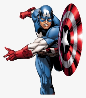Marvel Avengers Captain America Png Image - Captain America Comic Png