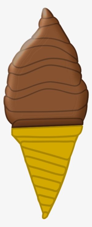 Chocolate Ice Cream Cone - Ice Cream