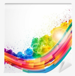 Abstract Background Forming By Watercolor Paint Splashes - Buy 1 Get One 50% Off!