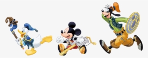Kingdom Hearts Png - Mickey Donald Goofy Kingdom Hearts