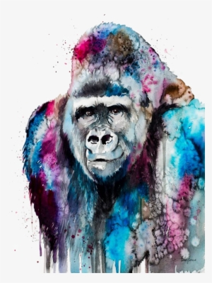 Easy Gorilla Painting