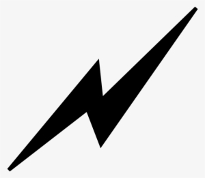 Thunder Clipart Harry Potter - Lightning Bolt Logo Black