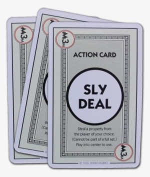 Sly Deal Action Card - Monopoly Deal Sly Deal Card