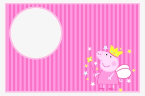 Free Peppa Pig Fairy Party Invitations - Invitaciones De Peppa Pig Para Editar