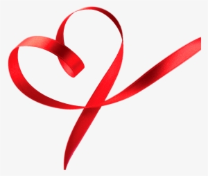 Heart In Ribbon Style Png Image - Heart Ribbon Png
