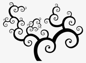 Swirl Png Transparent Image - Png Black And White Design